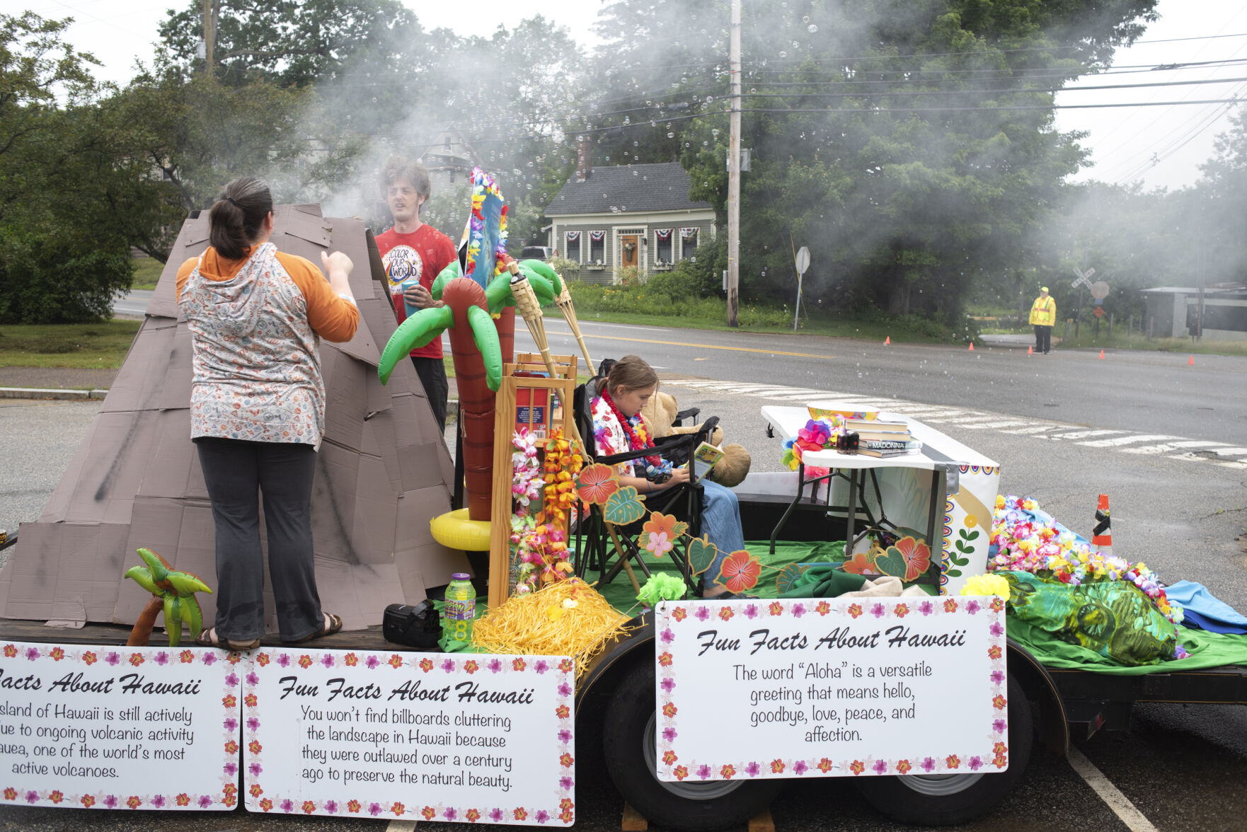 Volcano float